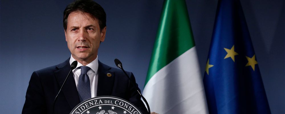 Italian Prime Minister Giuseppe Conte