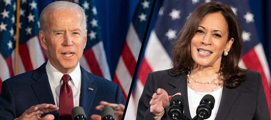 Joe Biden and Kamala Harris