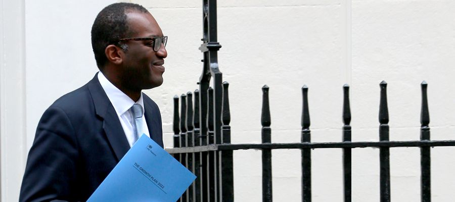 UK Chancellor of The Exchequer Kwasi Kwarteng