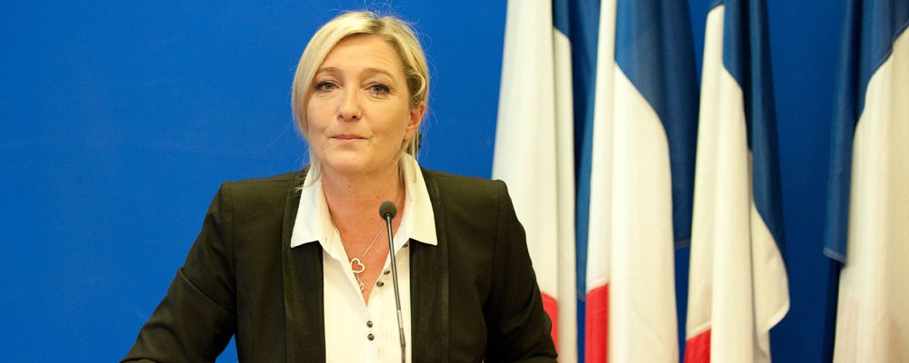 Marine Le Pen,  French politician and lawyer, and President of the National Front