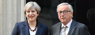 Prime Minister Theresa May hosts President of the European Commission Jean-Claude Juncker
