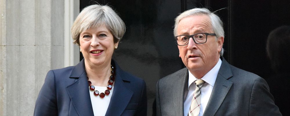 Prime Minister Theresa May hosts President of the European Commission Jean-Claude Juncker