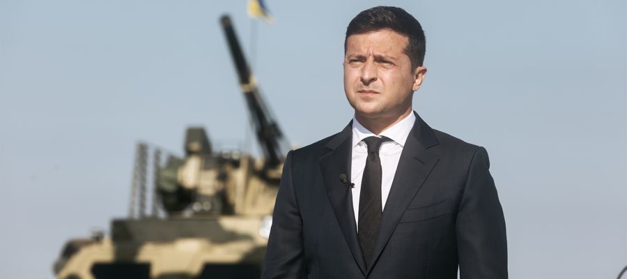 President of Ukraine Volodymyr Zelensky